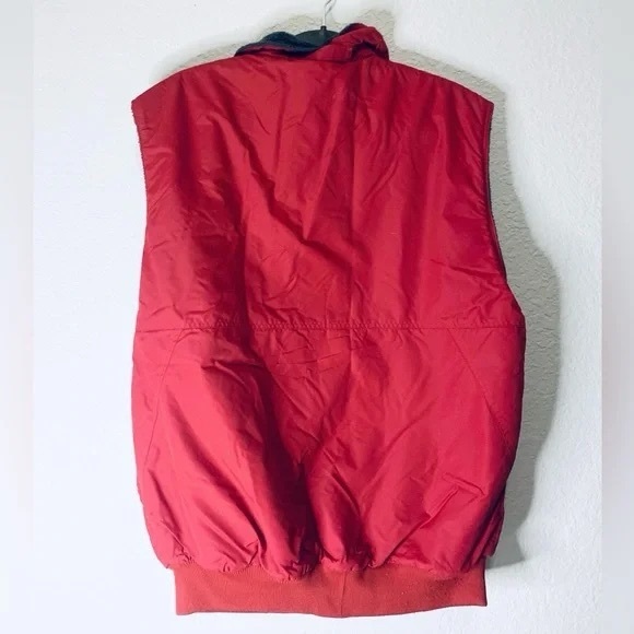 Vintage Patagonia Red Fleece lined Vest zip up women’s size Medium - Picture 2 of 3